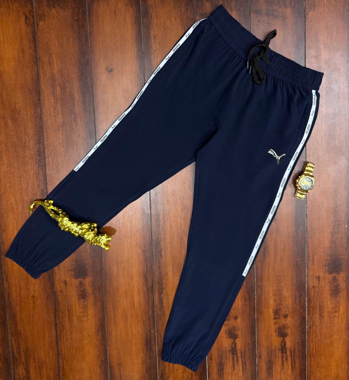 Rib Track Pants – Side Stripe Activewear