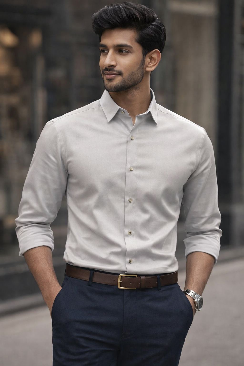 Party Wear Shirt  Premium Stretch Fabric